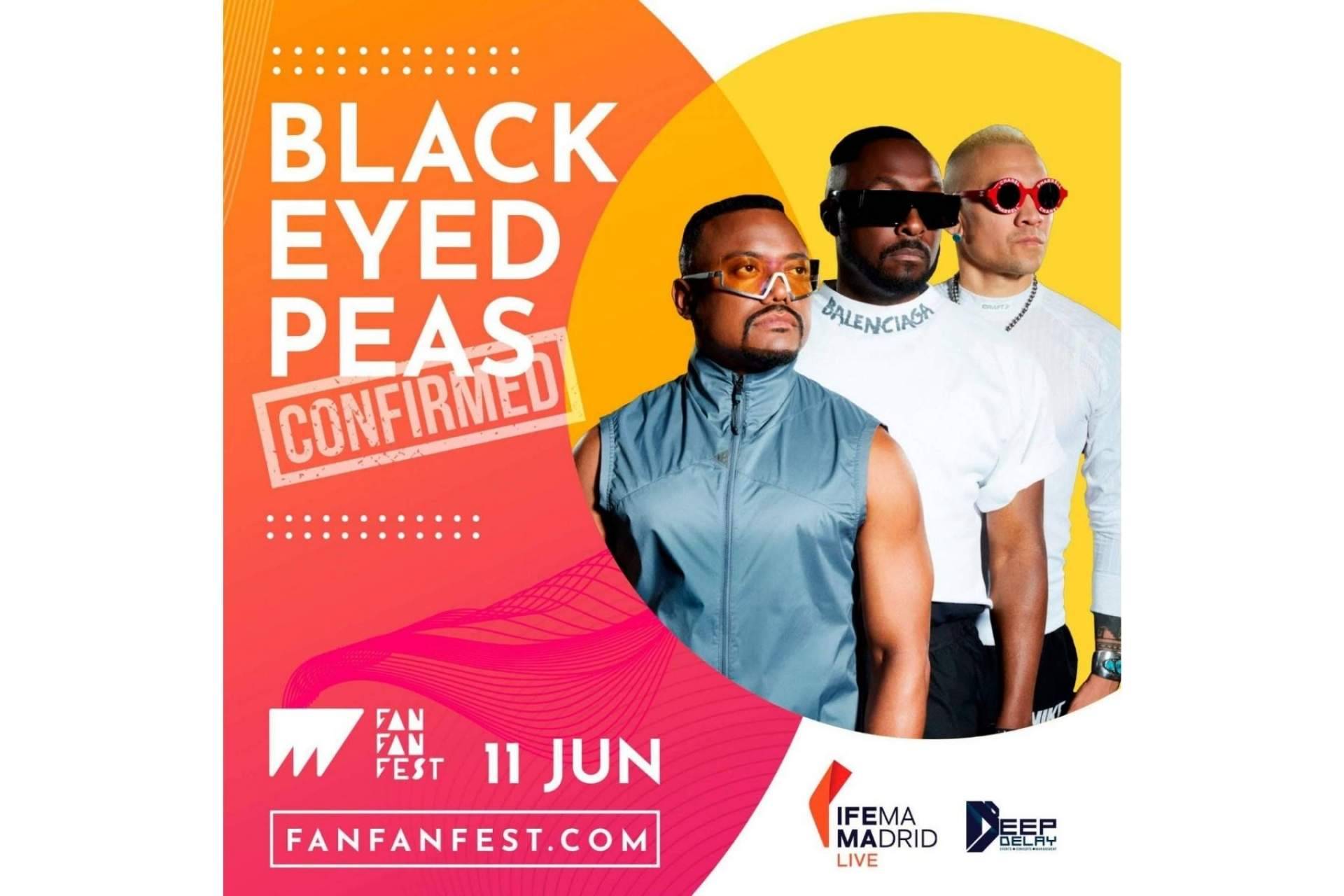 El IFEMA de Madrid acogerá el concierto de Black Eyed Peas el día 11 de junio