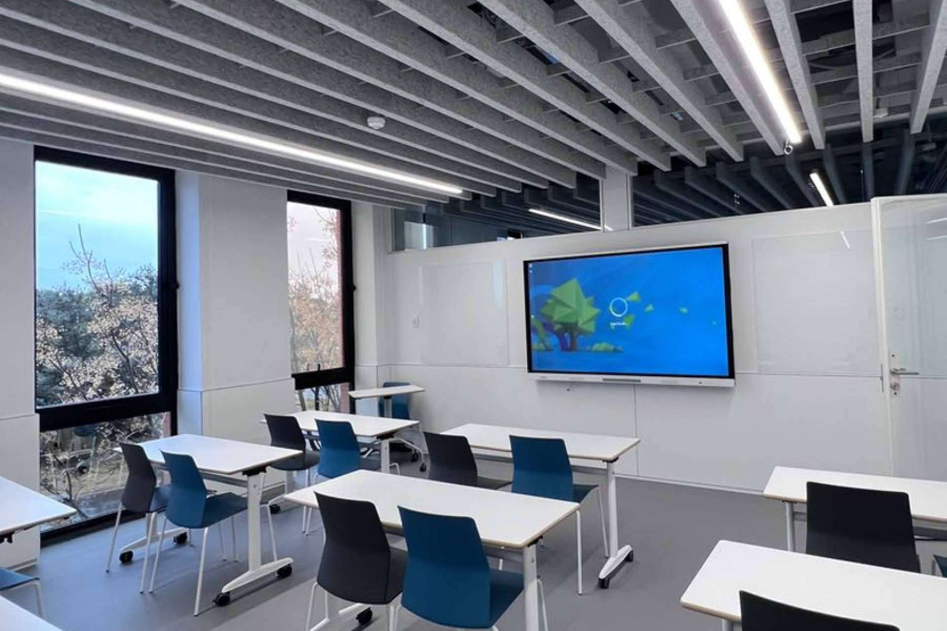 El nuevo sistema modular de absorción acústica, Luxineco