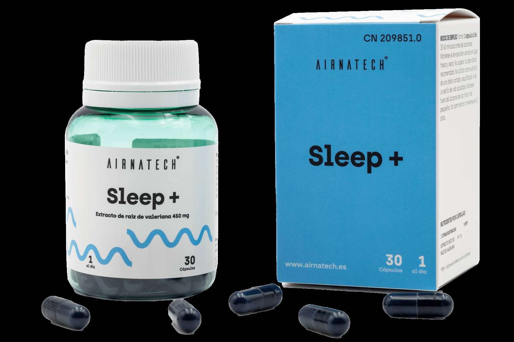 Mejorar la calidad del sueño con los complementos alimenticios de Airnatech