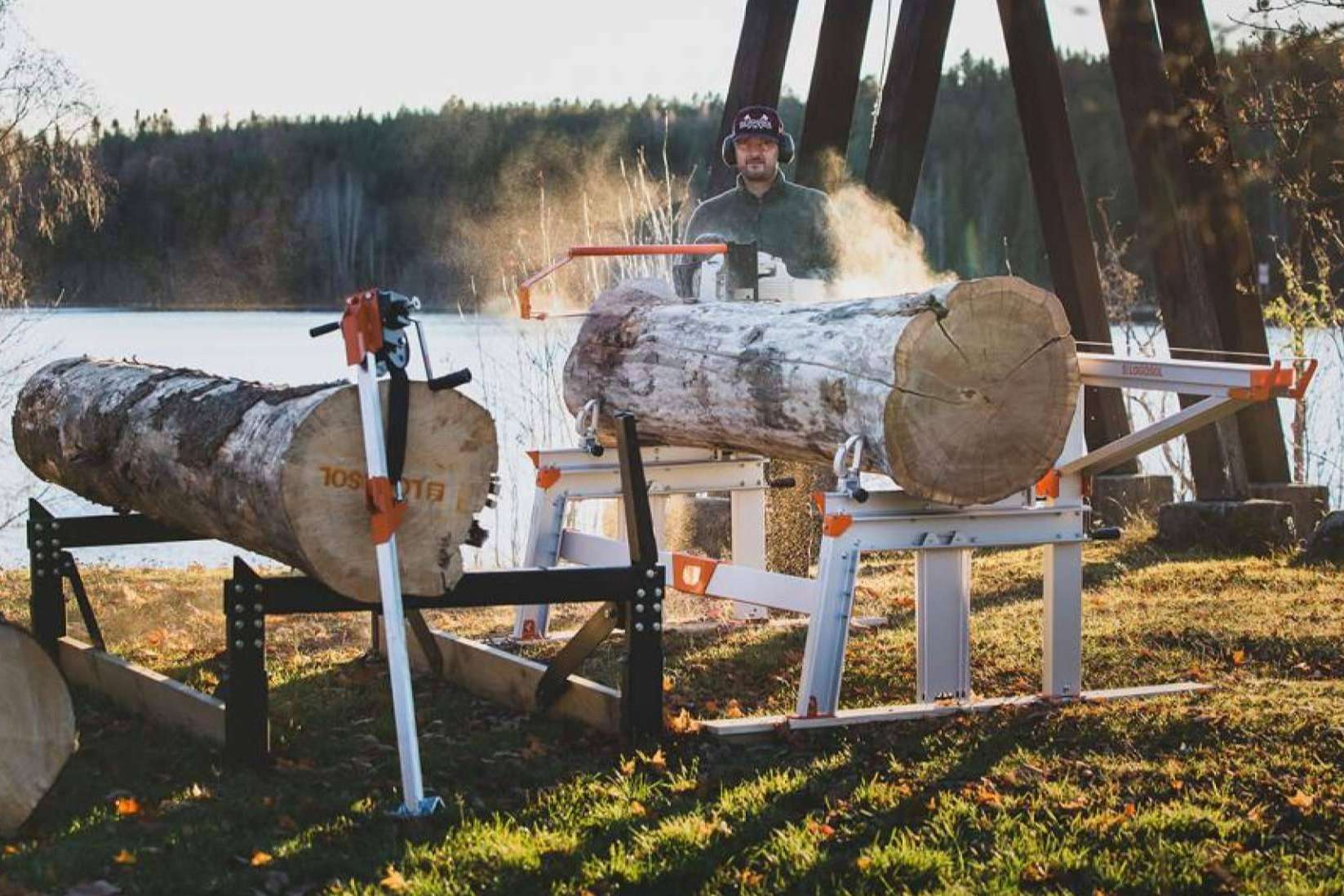 Aserraderos portátiles para motosierra, con Timber Tools