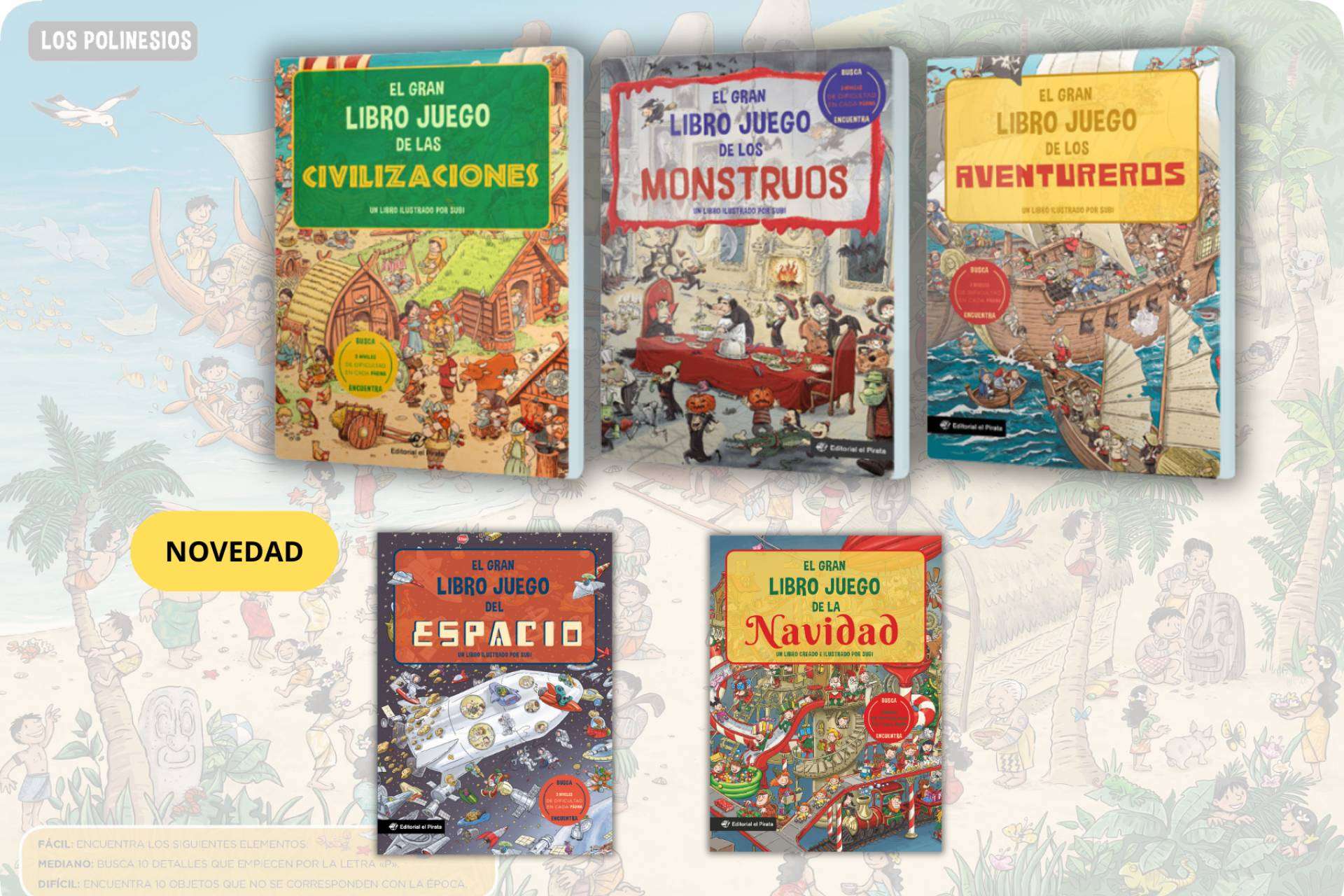 La colección 'Los grandes libro juegos' llega a las librerías; diversión y aprendizaje en formato gigante