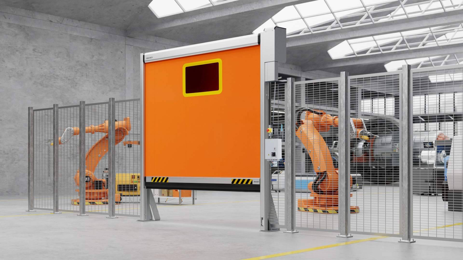 Puertas rápidas de protección de máquinas, la solución para reducir accidentes y paradas de producción